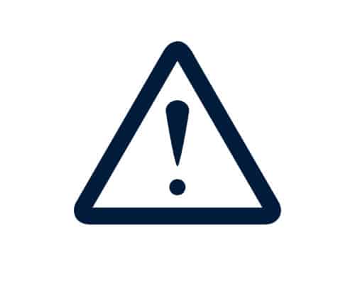Exclamation Mark Sign Warning About An Emergency Exclamation mark vector illustration